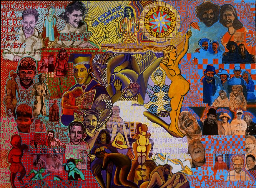 'Autobiography of a Red Diaper Baby #2' painted by Henry Sultan. Click to enlarge