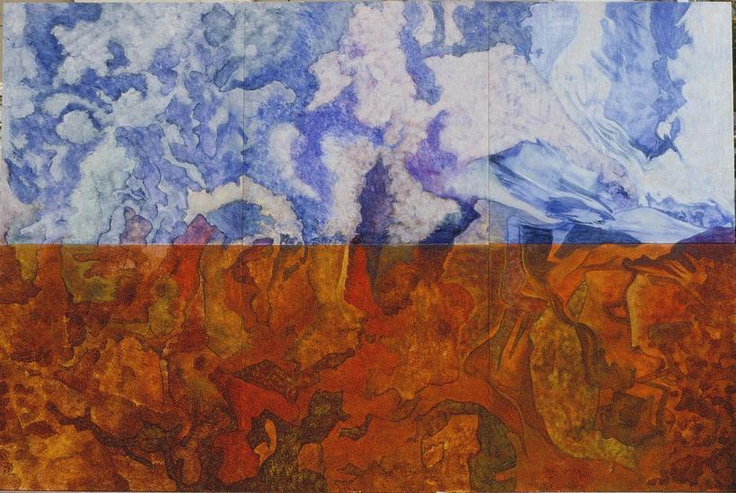 'Heaven and Earth Mural' (1990) by Henry Sultan