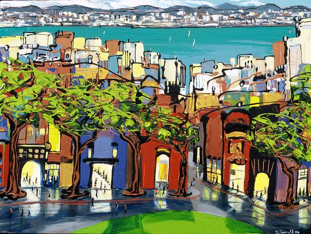 Another Reality, 2006 painting by Sue Averell. Click to enlarge.