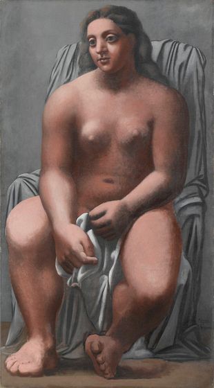 Picasso's 'Grande Baigneuse' (Big Bather), 1918? Click to enlarge.