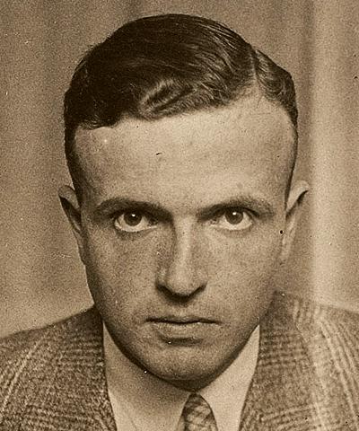 Portrait of Michel Leiris by Many Ray, 1930.