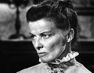 Katharine Hepburn looking fierce in 'The Rainmaker'