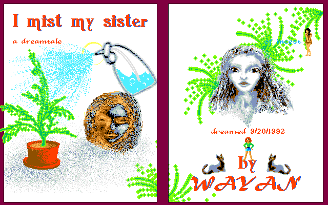 I Mist My Sister, p1.