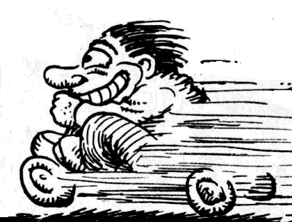 R.Crumb's Mister Snoid, personification of the pure Id.