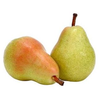 Two yellow pears