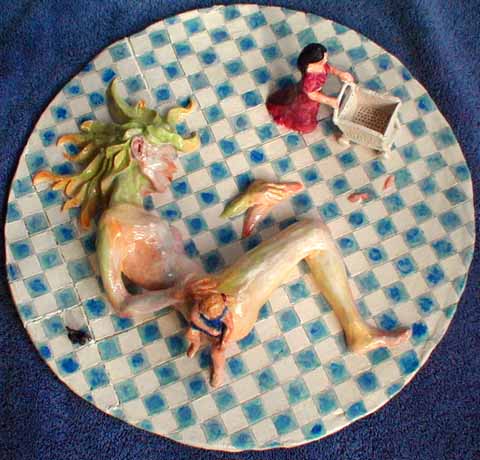 Aerial view of dream-sculpture 'the Rainbow Sleeper'. Click to enlarge.