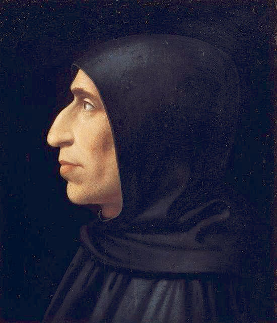 Savonarola, ascetic preacher; painted by Fra Bartolomeo c.1498.